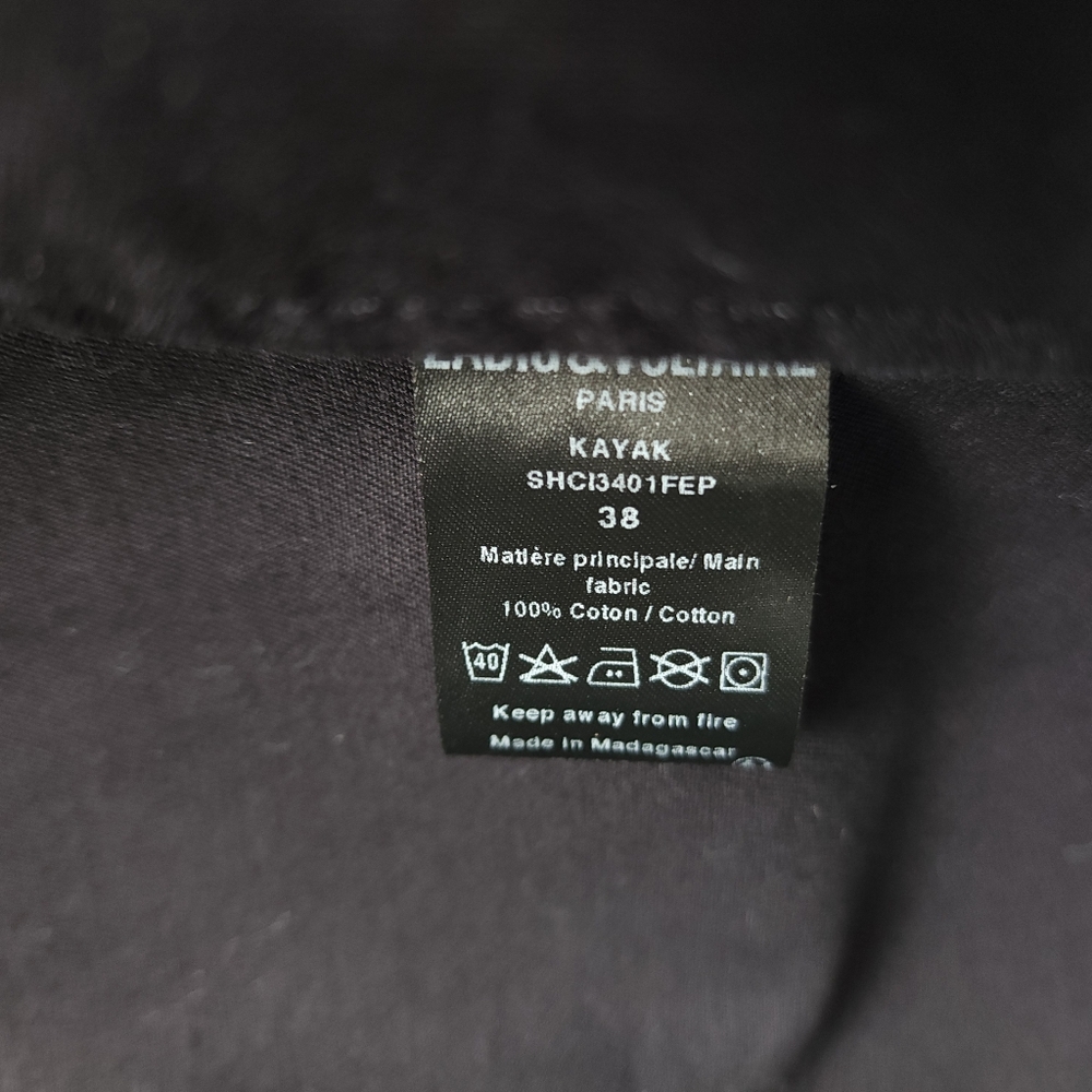 ZADIG & VOLTAIRE Kayak Skull Military Field Jacket In Black Gold Skull - Picture 9 of 13
